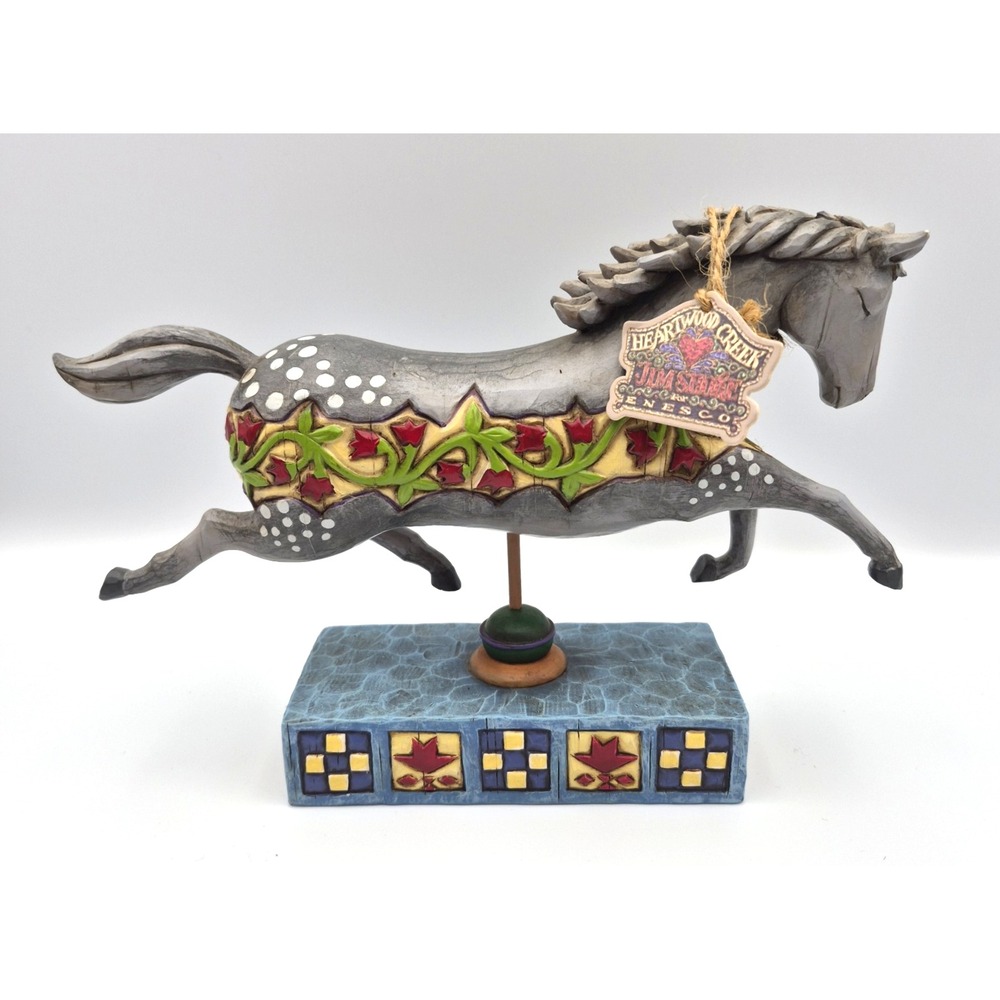 2003 Jim Shore Heartwood Creek Horse "A Day In The Country" Vintage Art Figure